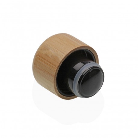 BOTELLA NEGRA MATE  500ML ACERO INOXIDABLE
