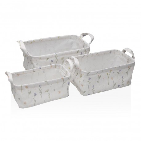 SET 3 CESTAS RECTANGULARES LAISON