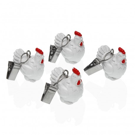 SET 4 PESOS  MANTEL GALLINAS