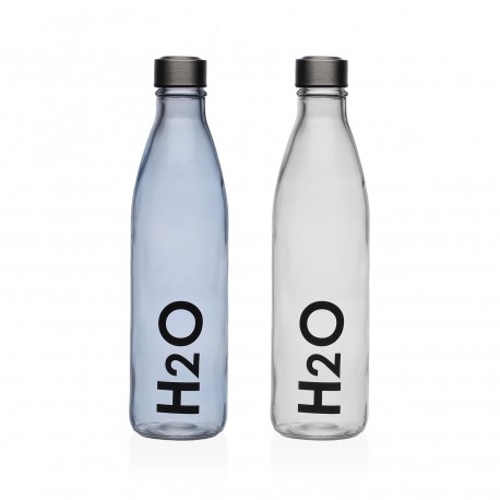 BOTELLA 1000ML H2O TRANSPARENTE