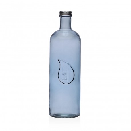 BOTELLA 1600ML GOTA AGUA AZUL