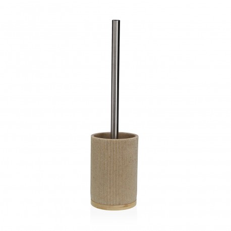 ESCOBILLA SANDSTONE CON BASE DE BAMBU