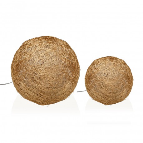 BOLA DORADA EN 3D LUMINOSA 15CM