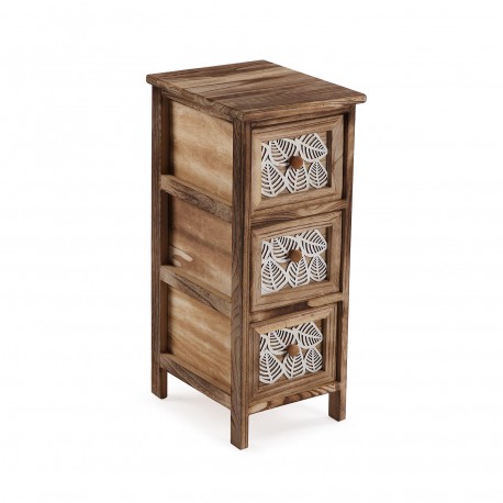 CAJONERA 3 CAJONES LEAF 26X32X63