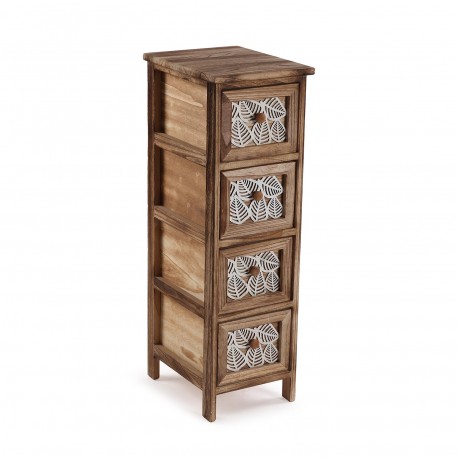 CAJONERA 4 CAJONES LEAF 26X32X81