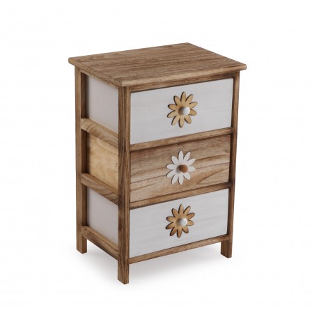 CAJONERA 3 CAJONES VERDOR 40X29X58