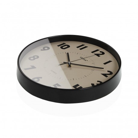 RELOJ DE PARED BEIGE 30CM