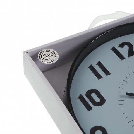 RELOJ DE PARED AZUL 30CM