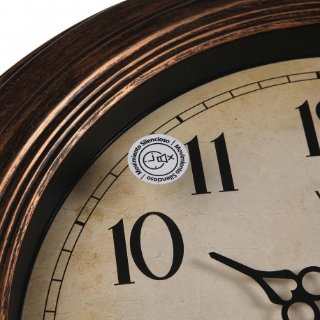 RELOJ DE PARED ANTIQUE DORADO 51CM