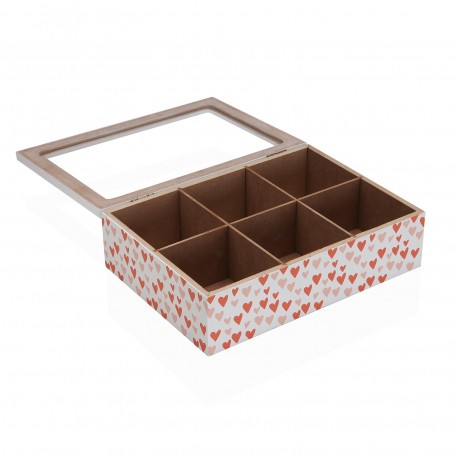 CAJA TE MADERA AMORE