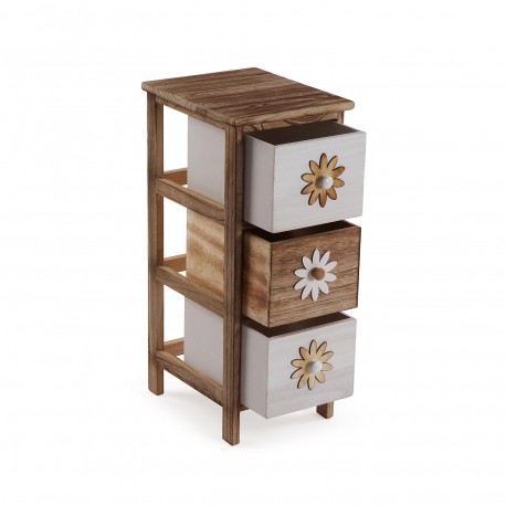 CAJONERA 3 CAJONES VERDOR 26X32X63