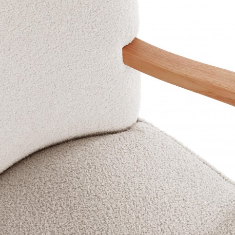 SILLON CON REPOSABRAZOS KORA BLANCO