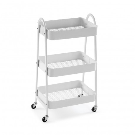 CARRO METALICO BLANCO DE 3 BALDAS