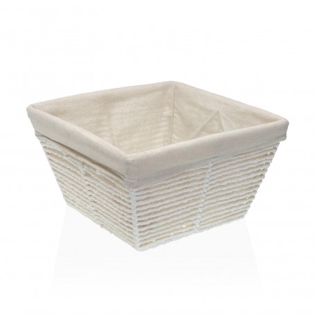 CESTA CUADRADA BLANCA