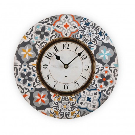 RELOJ MADERA ALFAMA 29CM