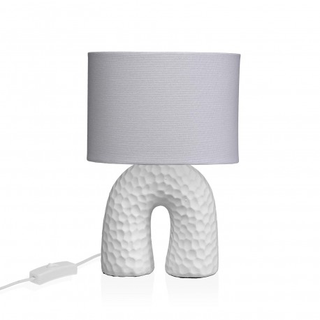 LAMPARA DE MESA ARCO BLANCO
