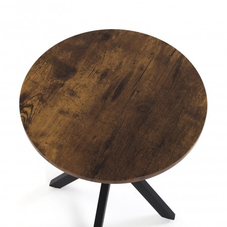 MESA AUXILIAR REDONDA MADERA 40x50