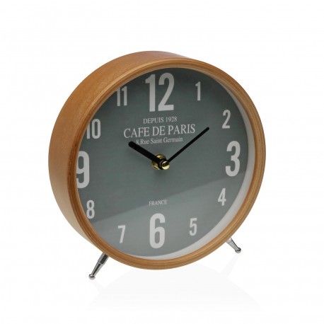 RELOJ DE MESA VERDE CAFE DE PARIS 18,5CM