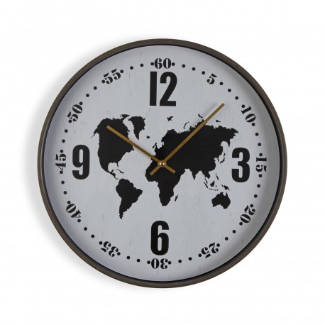 RELOJ DE PARED MAPA 40,6CM