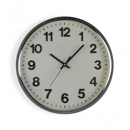 RELOJ DE PARED BLANCO 32 CM