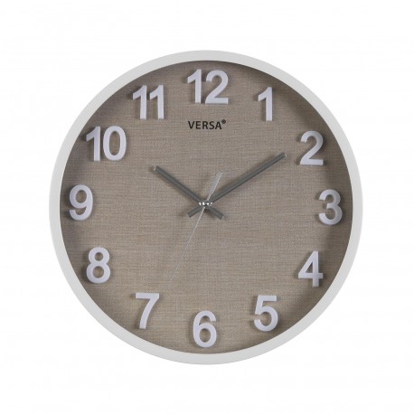 RELOJ DE PARED VESTA BLANCO 30 CM