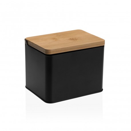 SALERO NEGRO C/ TAPA DE MADERA