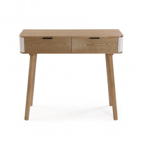 CONSOLA 2 CAJONES LEIAH 90CM