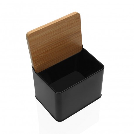 SALERO NEGRO C/ TAPA DE MADERA