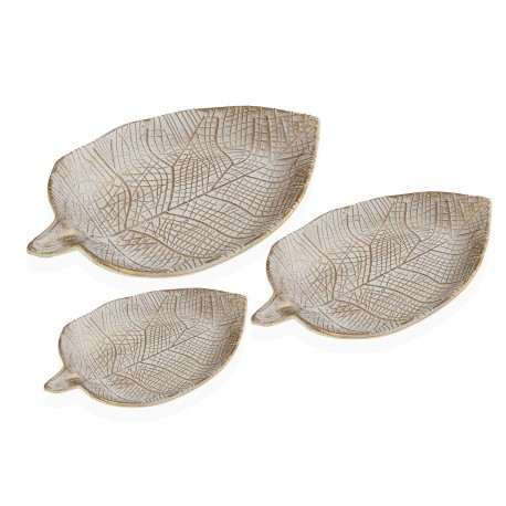 SET 3 CENTROS PEAR BLANCO