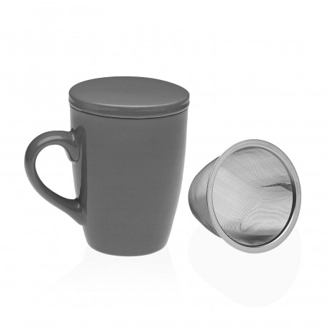 TAZA INFUSION GRIS