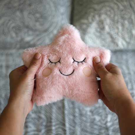 ALMOHADA TERMICA ESTRELLA ROSA