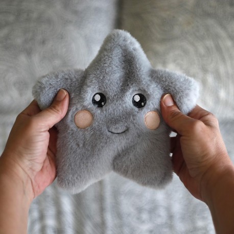ALMOHADA TERMICA ESTRELLA GRIS
