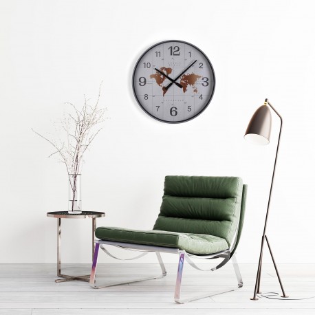 RELOJ DE PARED MAPA 50,8CM