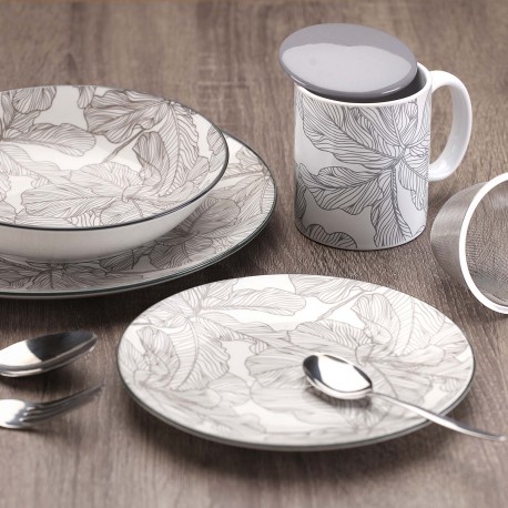 TAZA INFUSION  PALM GREY