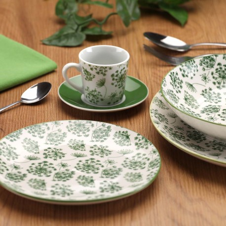 SET 6 TAZAS CAFE C/P  AMANDA