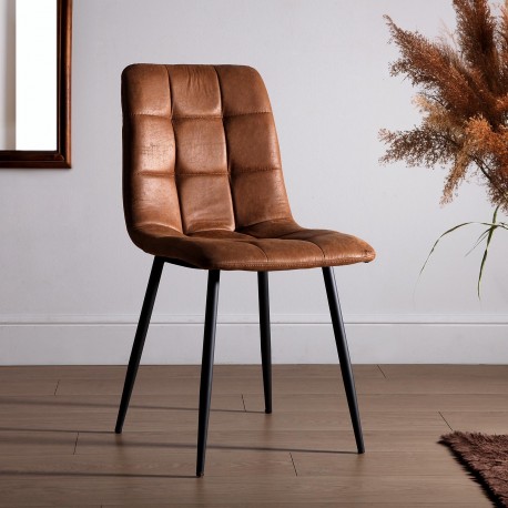 SILLA AVENTIA MARRON CLARO