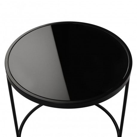 SET MESILLAS NEGRAS CRISTAL