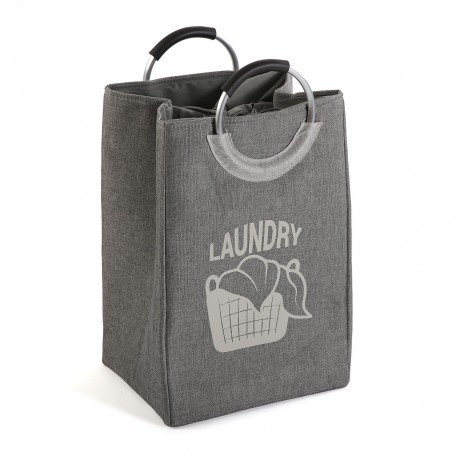 CESTO DE ROPA LAUNDRY GRIS OSC