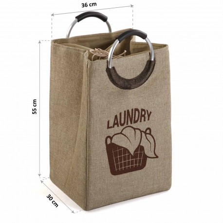 CESTO DE ROPA LAUNDRY BEIGE