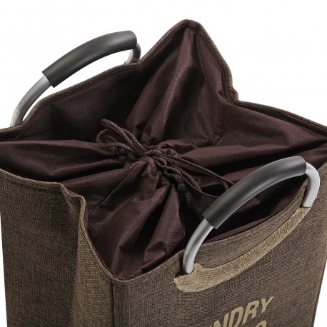 CESTO DE ROPA LAUNDRY CHOCO