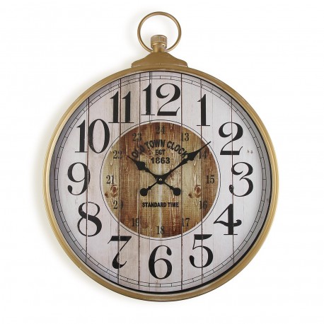 RELOJ PARED METAL