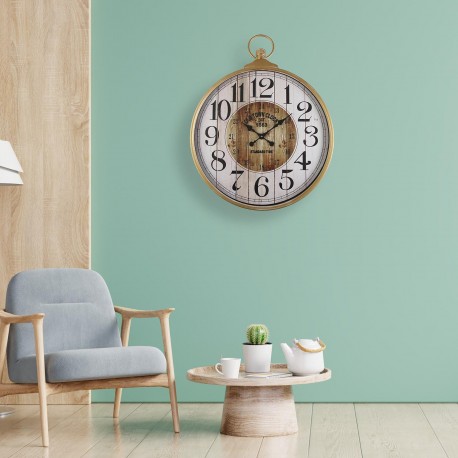 RELOJ PARED METAL