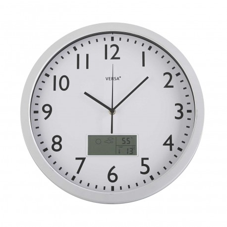 RELOJ METEO BLANCO 35CM