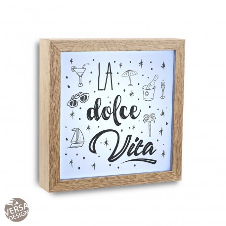 CUADRO LUZ LA DOLCE VITA