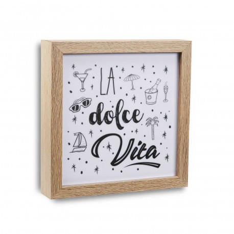 CUADRO LUZ LA DOLCE VITA