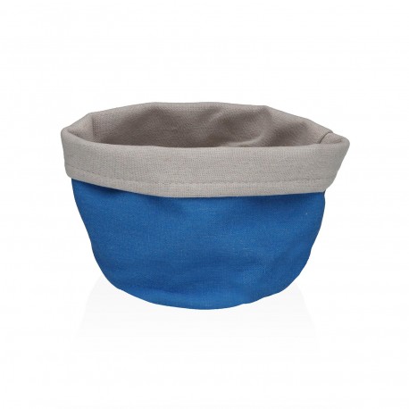 CESTA TEXTIL AQUA AZUL OSCURO