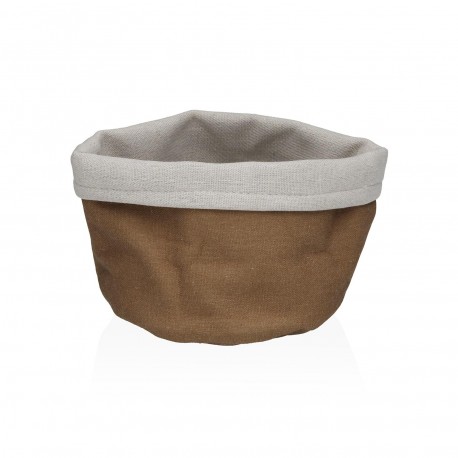 CESTA TEXTIL LIGNE MARRON