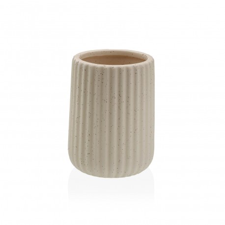 PORTACEPILLOS BEIGE VERTICAL LINES