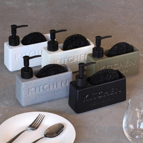DISPENSADOR ESTROPAJERO "KITCHEN"  VERDE