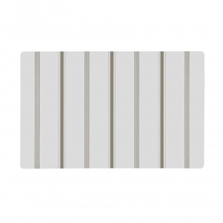 SALVAMANTEL BLANCO RAYAS MARRON